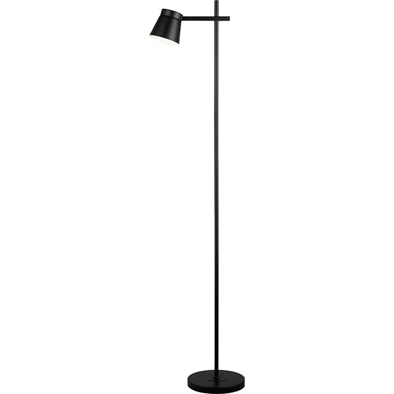 Minimalistische G9-Stehlampe mit eleganter und mattschwarzer Ästhetik