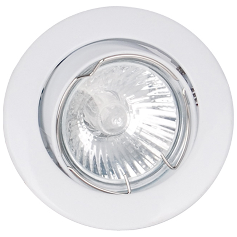 Einfach mit kardanischem Augendeckel Rotating Spot Downlight Lamp White IP21 GU10