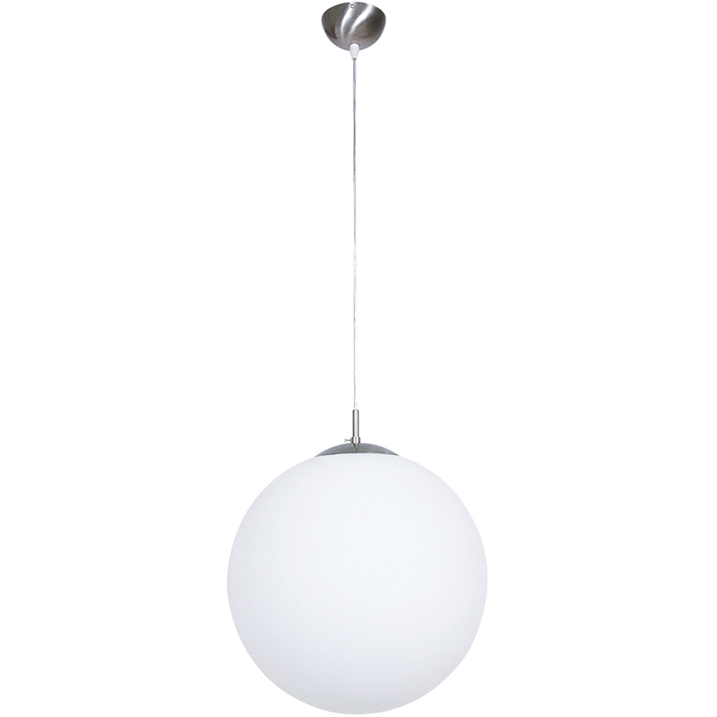 Simple Light Hanging Adjustable Opal Gras Ball Pendelleuchte Dia30cm Satin E27