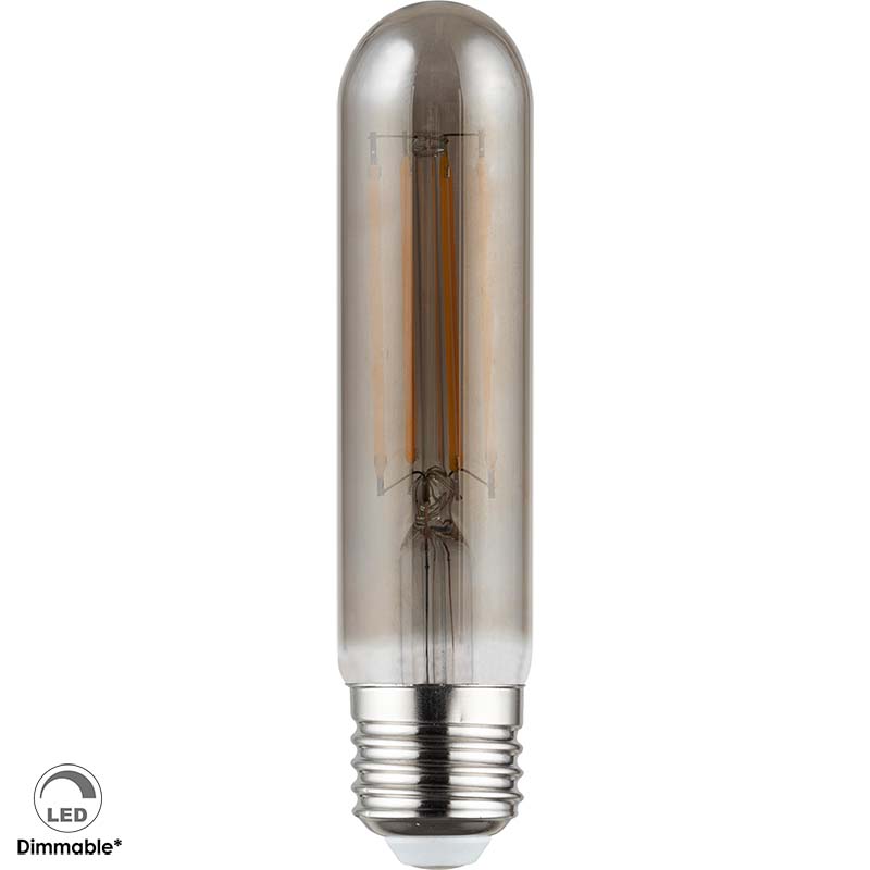 Smoky Straight LED-Lampe mit normaler Dimmfunktion, 7 W, 220-240 V, E27-Sockel