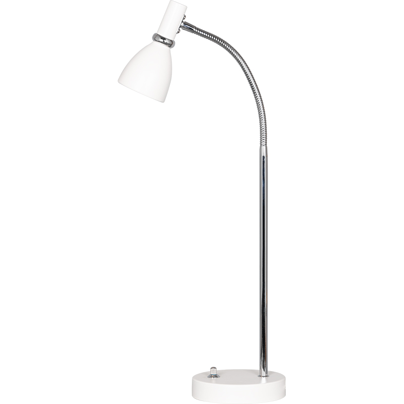 Einfache und attraktive Tischlampe mit verstellbarem Flexarm und dimmbarem GU10-Licht