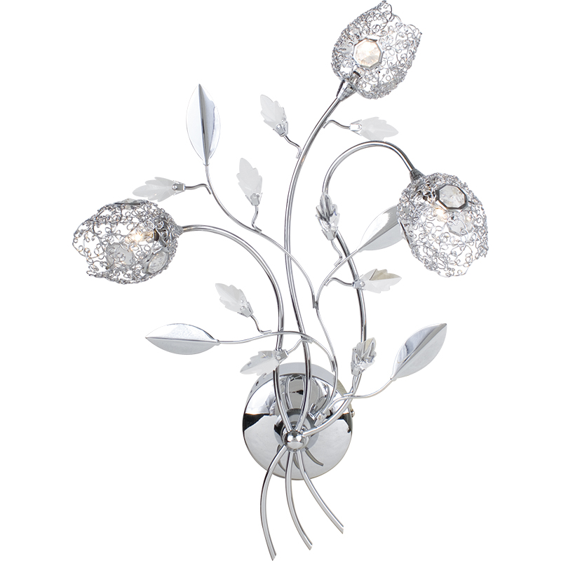 Crystal Flower Wandleuchte 3lys Elegantes Design der kreativen Wandleuchte G4