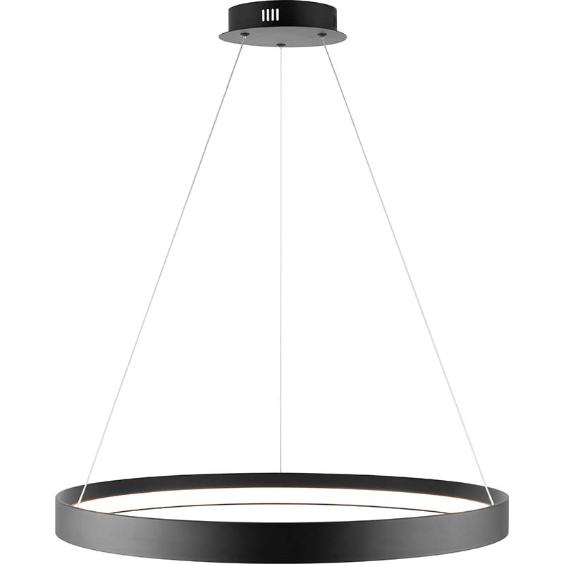 Moderne LED Taklampe Sandy Black Pendelleuchte Durchmesser 61,5 cm DIM mit RF-Fernbedienung