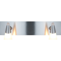 Moderne, schlichte, helle Glas-Badezimmer-Wand-Doppel-Uplights Doppel-Spot-Lichter IP21 Dim