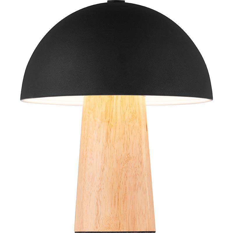 Morden Dainty Design Tischlampe Natural Ruby Mushroom Bordlampe Decor E27